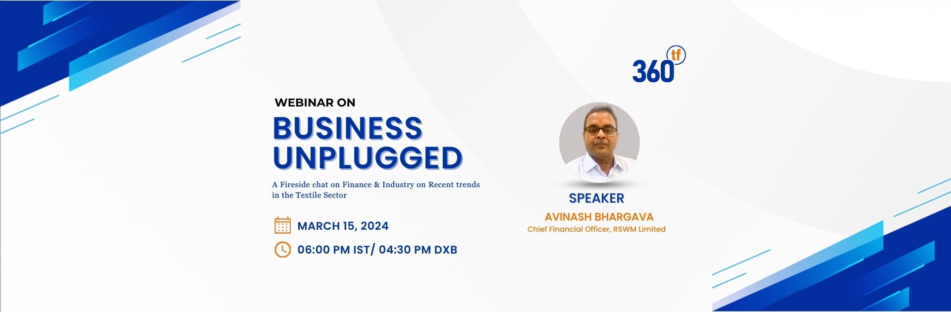Business Unplugged – Fireside chat on Finance & Industry on Recent trends in the Textile Sector