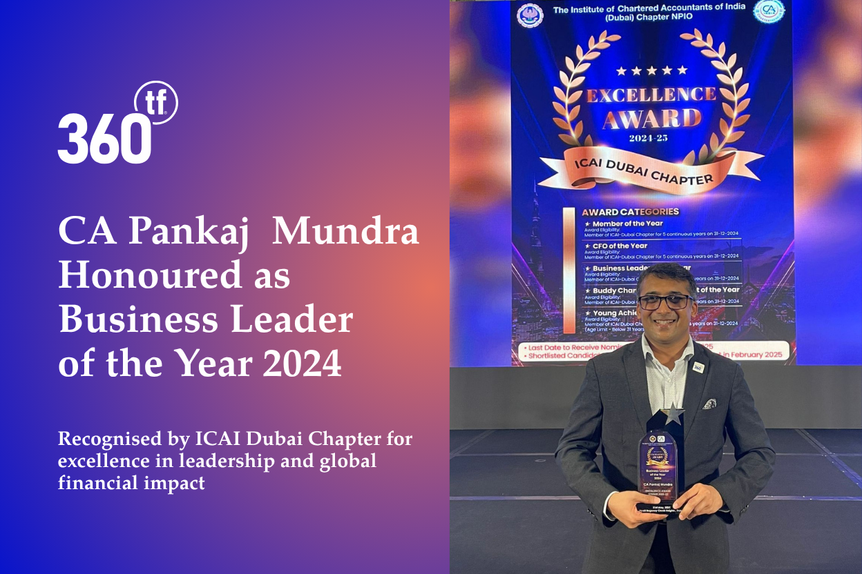 Read more about the article CA Pankaj Mundra Recognised as Business Leader of the Year 2024 by ICAI Dubai Chapter