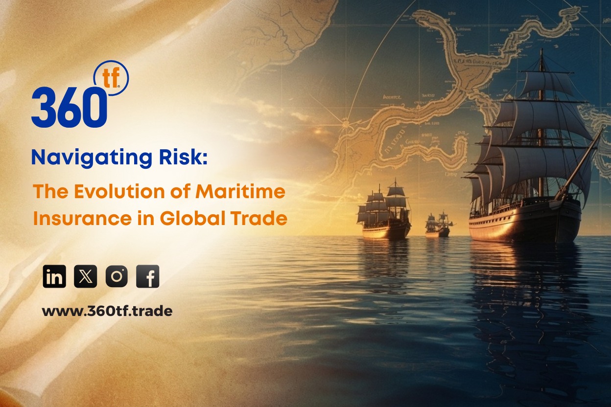 Ancient sailing vessel representing the origins of maritime insurance and historical trade routes.